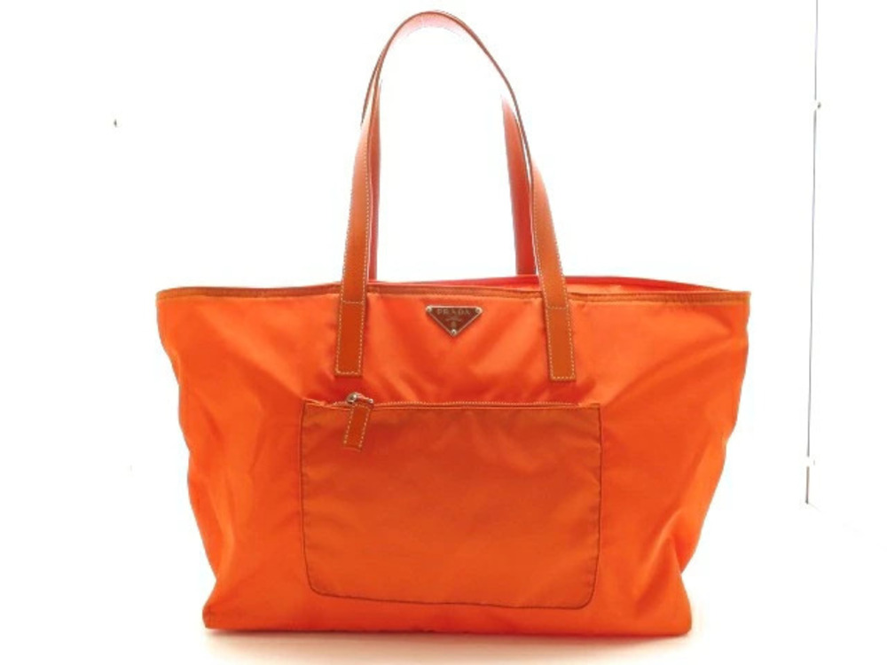 Prada bag tote orange